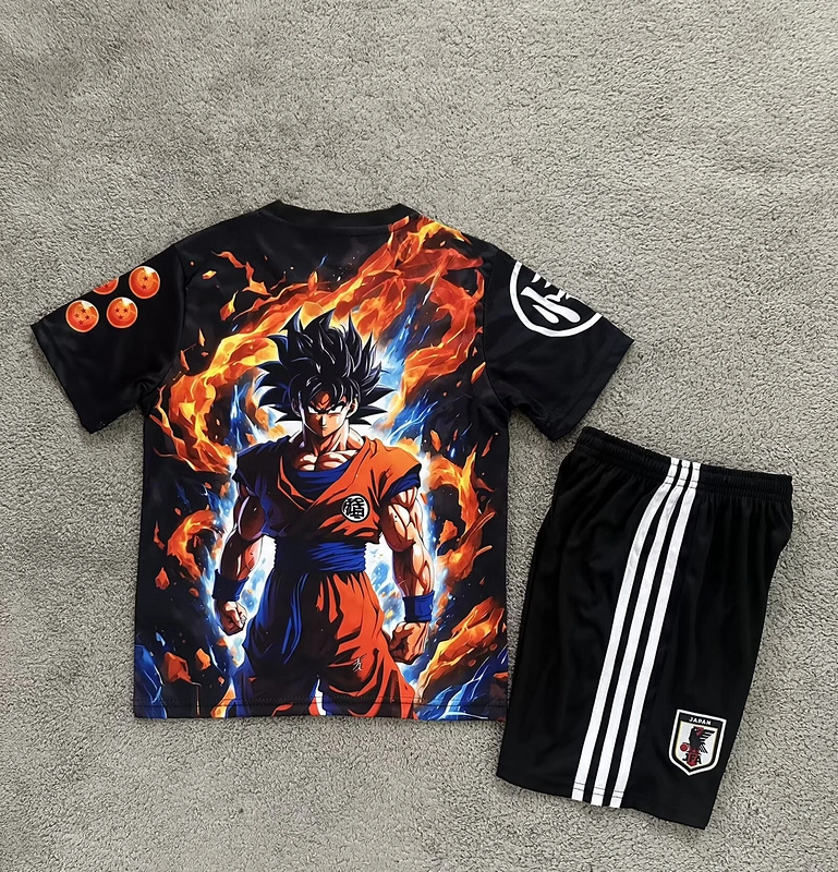 Japan Soccer Jersey Dragon Ball Special Edition Kids Kit Jersey+Shorts 2025 - Image 2