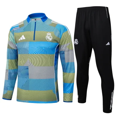 Real Madrid Training Kit (Sweatshirt+Pants) Green 2025/26