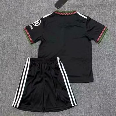 Alternative view of Bayern Munich Third Away Kids Kit Jerseys+Shorts 2025/26