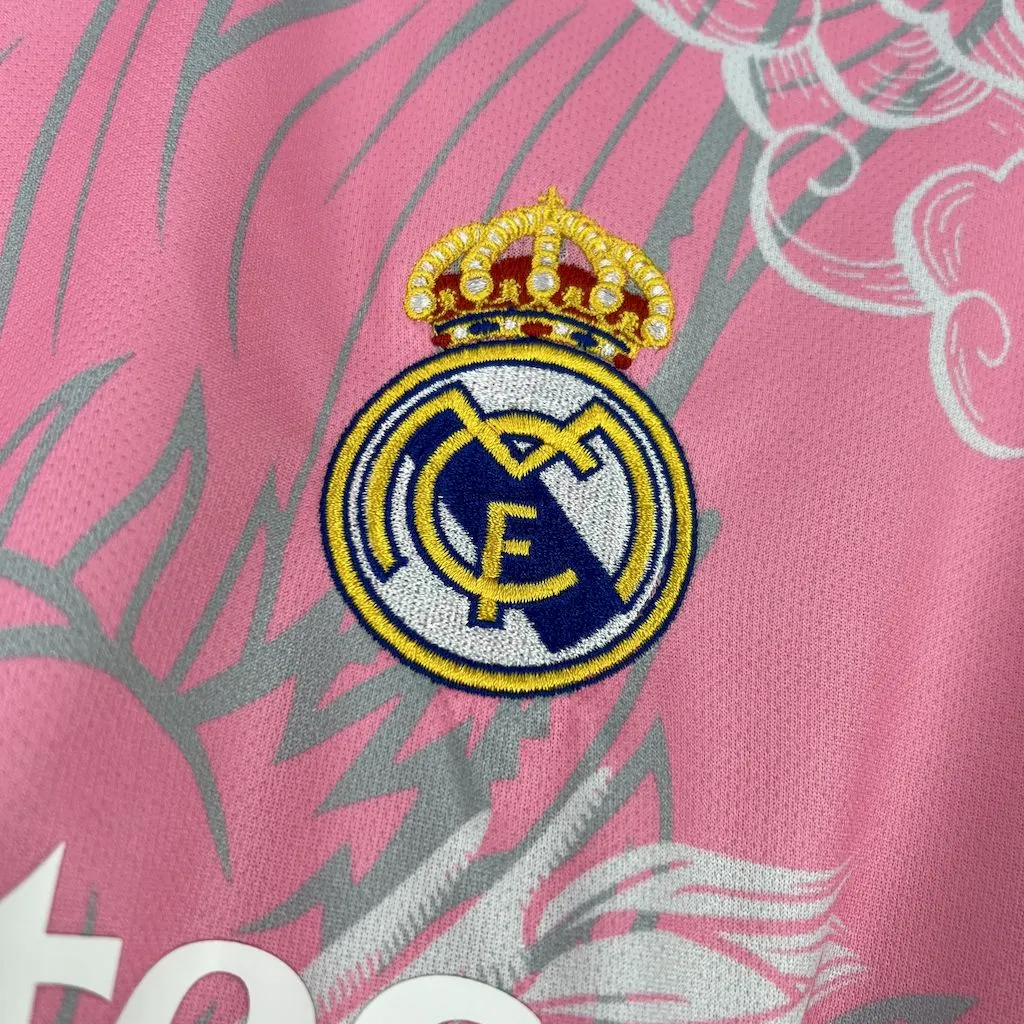 Real Madrid Soccer Jersey Dragon Pink Special Edition Custom Shirt 2025/26 - Image 4