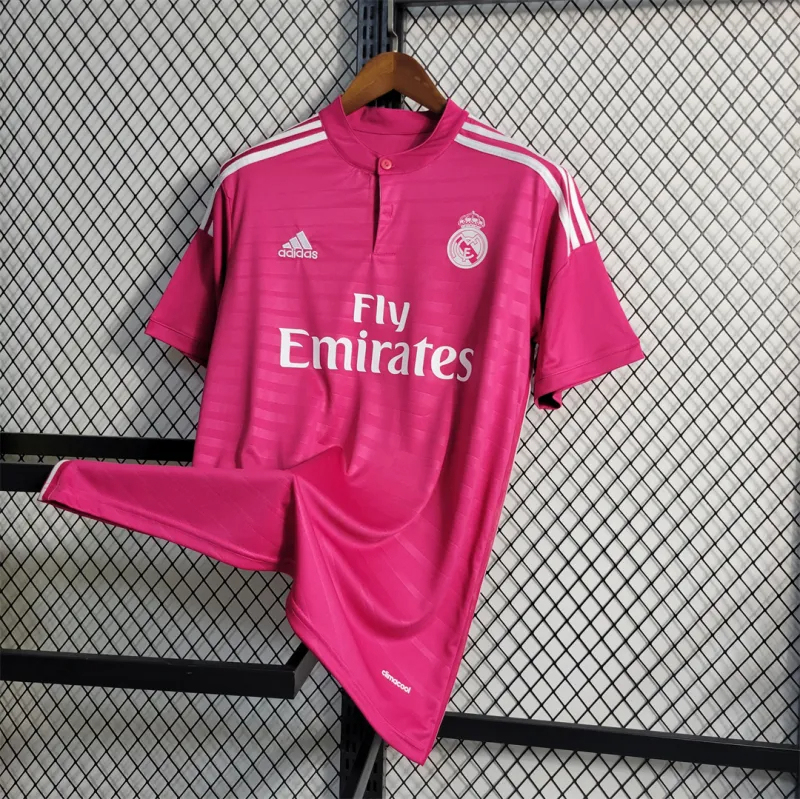 Real Madrid Retro Jersey Away Custom Soccer Shirt 2014/15 - Image 4
