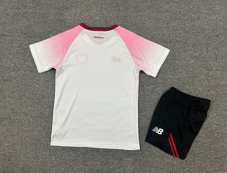 Bayer 04 Leverkusen Soccer Jersey Away Kids Kit Jersey+Shorts 2025/26 - Image 2