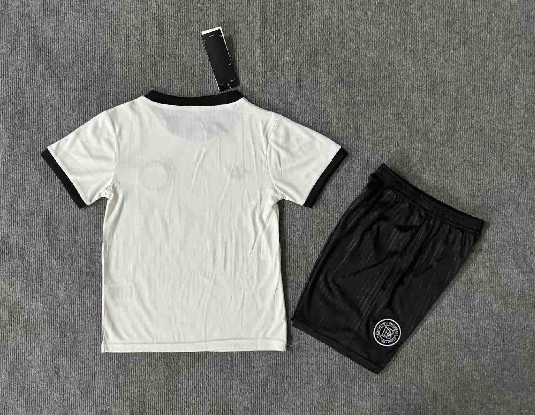 Germany 125th Anniversary Football Uniform Kids Kit Jersey+Shorts 2025 - Image 2