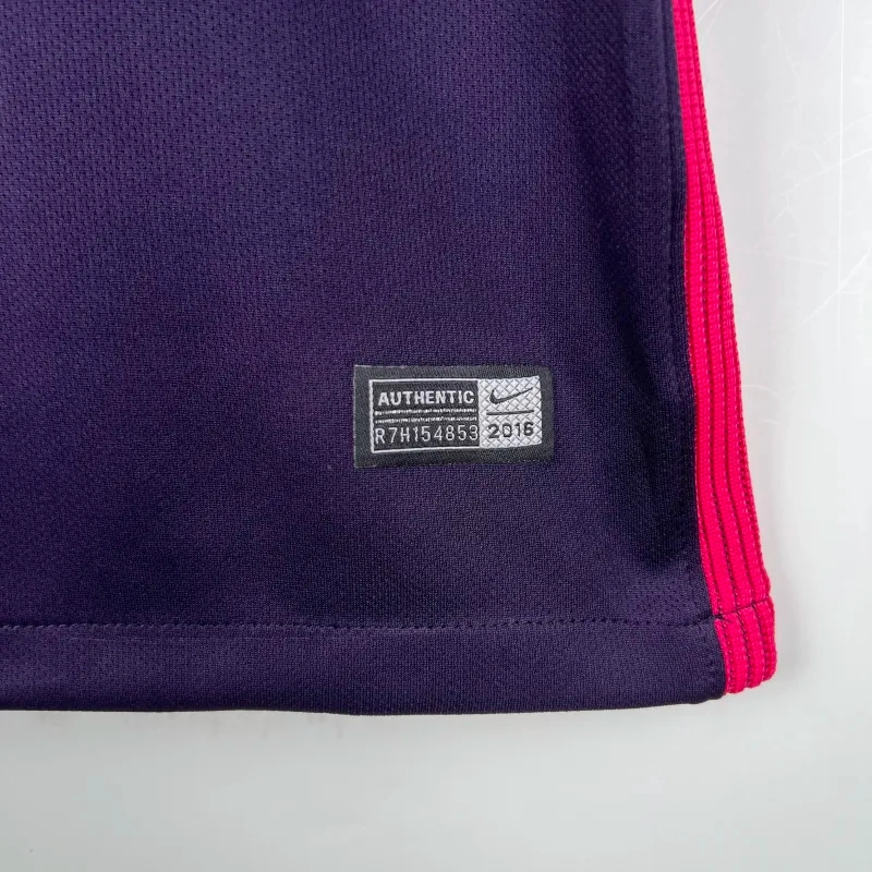 Barcelona Retro Jersey Away Soccer Shirt 2016-17 - Image 6