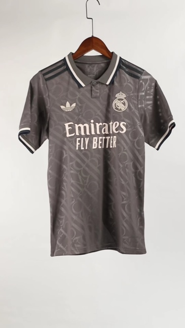 Real Madrid Soccer Jersey Third Away Custom Shirt 2024/25 - Image 2