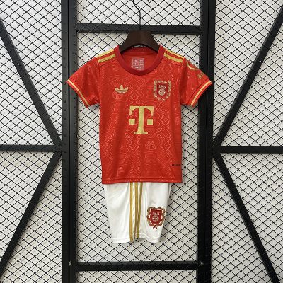 Bayern Munich Kids Kit Jerseys+Shorts 2025/26 125th Anniversary