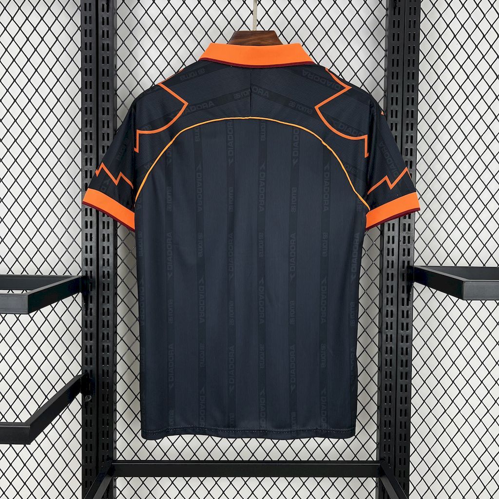 Roma Retro Soccer Jersey Away Custom Shirt 1999/00 - Image 2