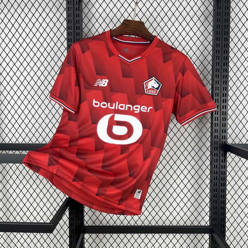 Lille OSC Soccer Jersey Home Custom Shirt 2025-26