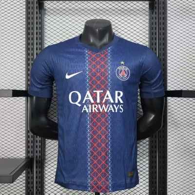 Soccer Jersey PSG Home x Champions of Europe Shirt 2025/26 - With Star