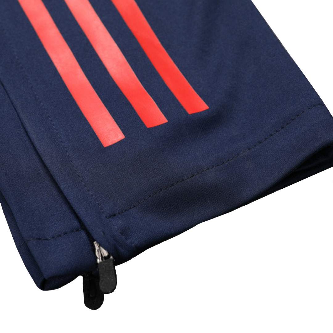 Manchester United 1/2 Zipper Sweat Kit (Top+Pants) Red 2024/25 - Image 4