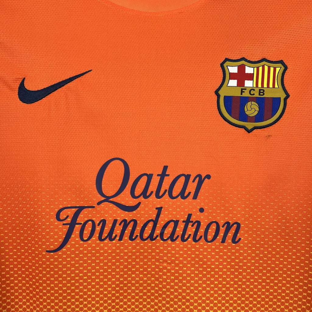Barcelona Retro Jersey Away Soccer Shirt 2012-13 - Image 3