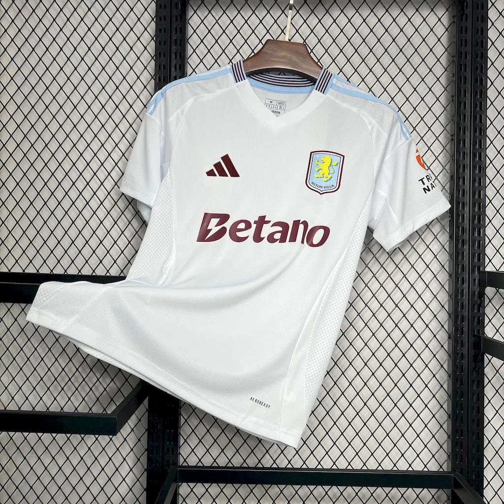 Aston Villa Football Jersey Away Custom Shirt 2024/25 - Image 3