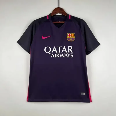 Barcelona Retro Jersey Away Soccer Shirt 2016-17
