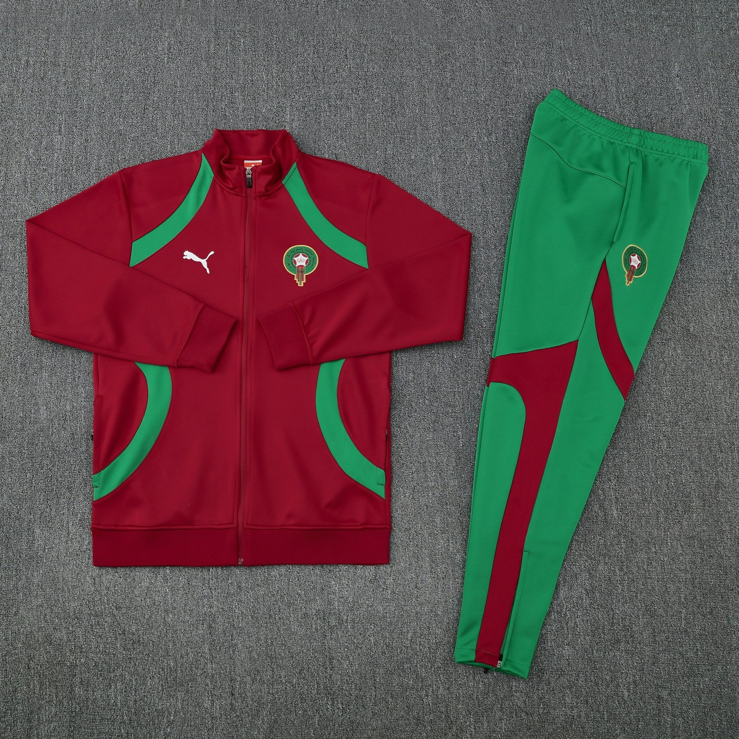 Morocco Training Kit (Jacket+Pants) Red 2025 - Image 3