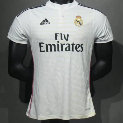 Real Madrid Retro Jersey Home Soccer Shirt 2014/15