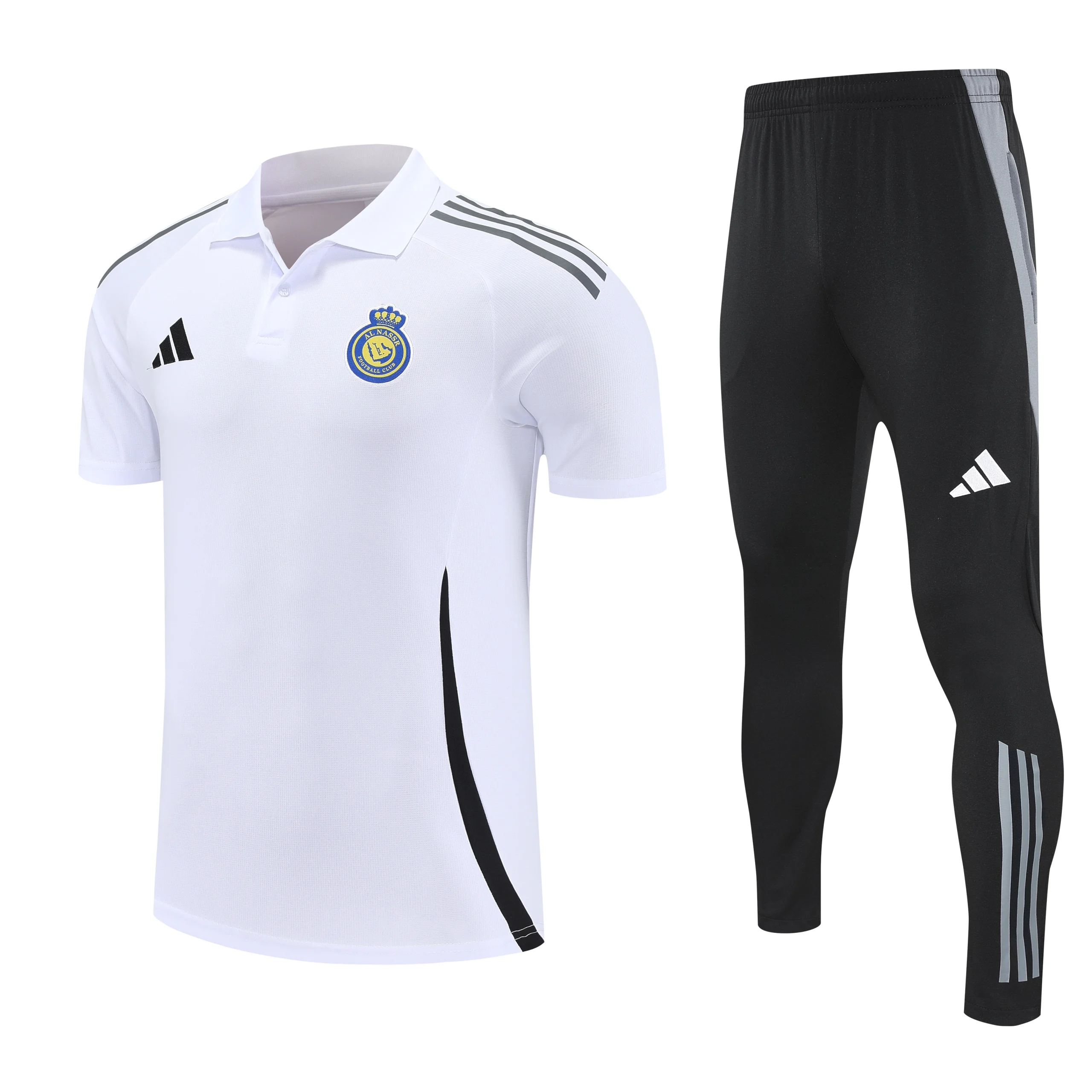 Al Nassr Training Kit (Polo+Pants) White 2025/26