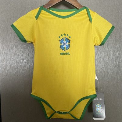 Brazil Soccer Jersey Home Baby Uniform 2025