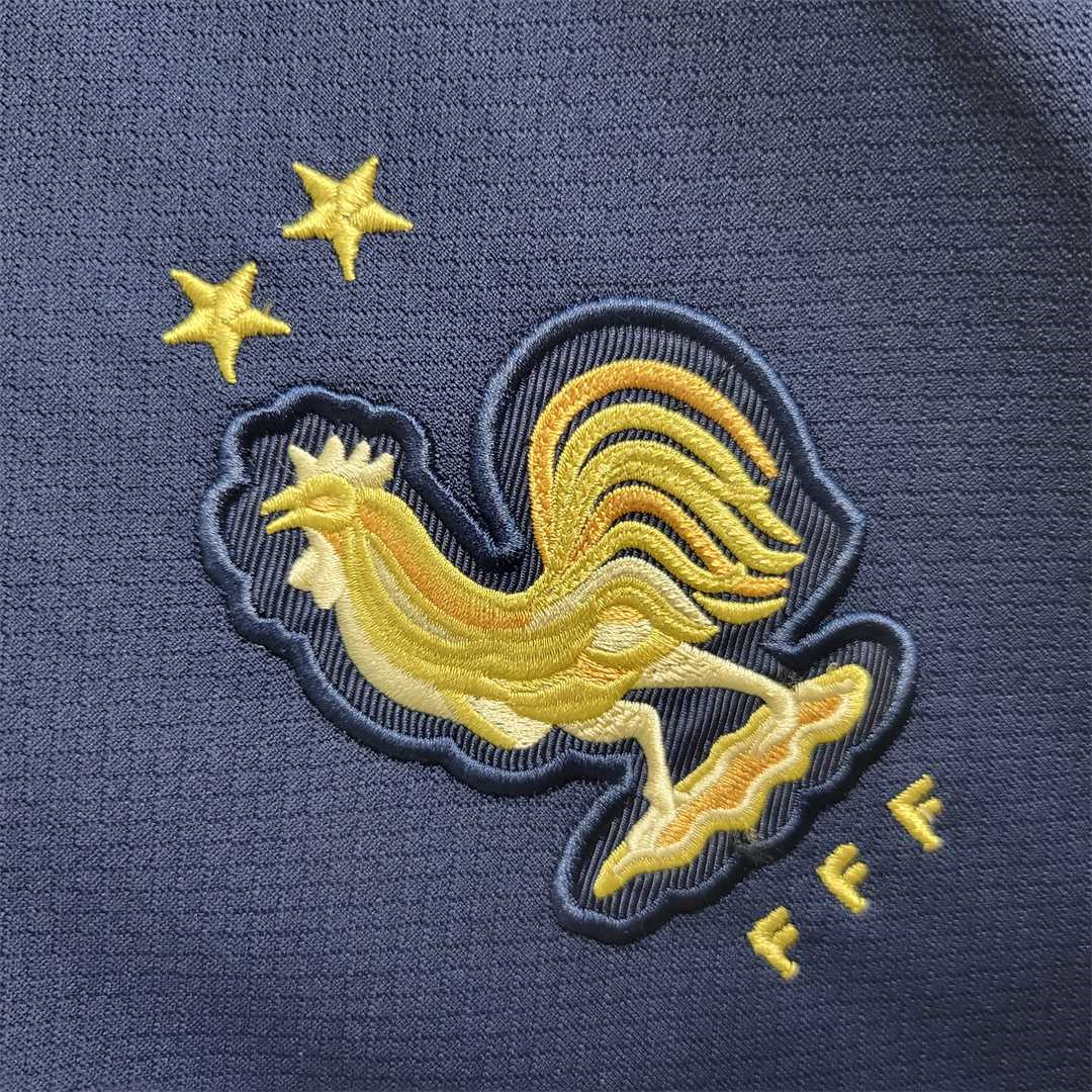 France Retro Soccer Jersey Home Custom Shirt World Cup 2022 - Image 6