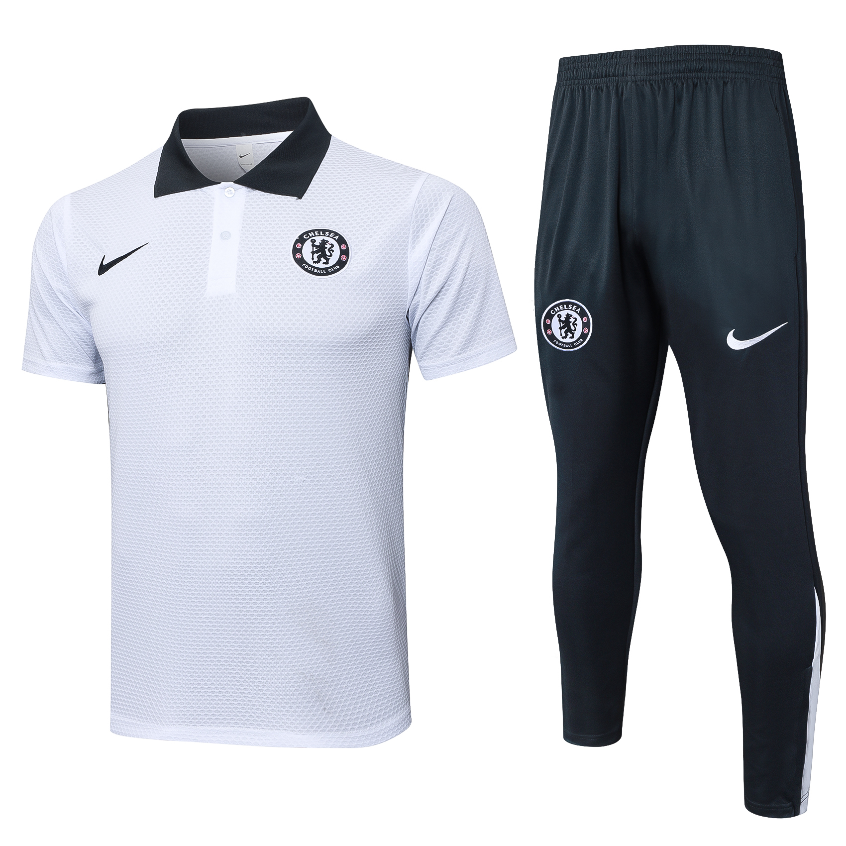 Chelsea Training Kit (Polo+Pants) White 2025/26