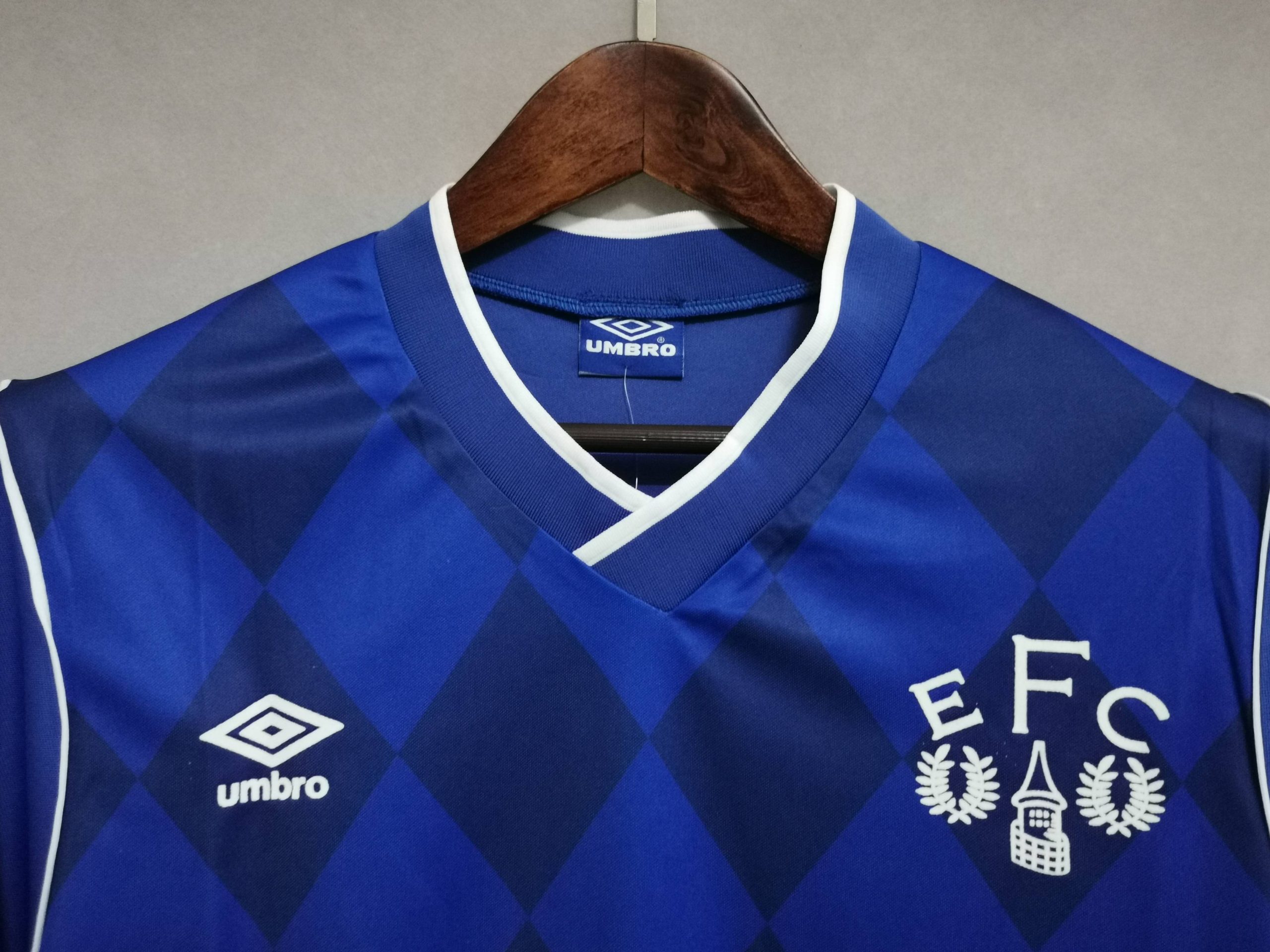 Everton Retro Football Jersey Home Custom Shirt 1986/87 - Image 5