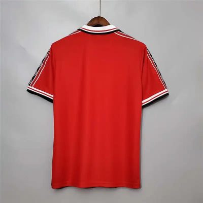 Alternative view of Manchester United Retro Home Football Jersey Shirt 1998/99