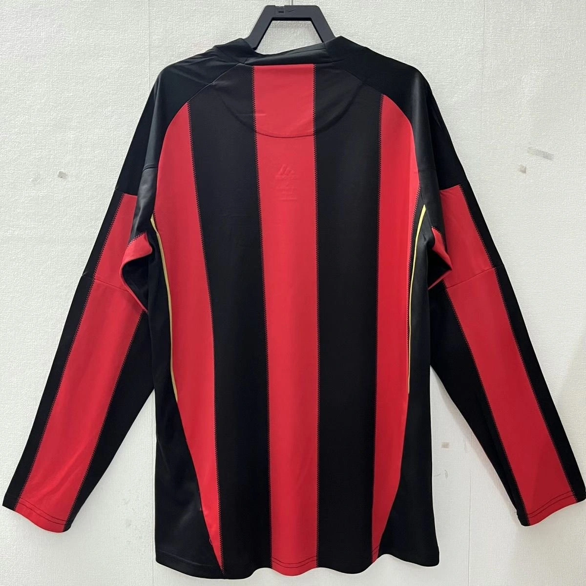 AC Milan Retro Soccer Jersey Home Long Sleeve Custom Shirt 2010/11 - Image 2