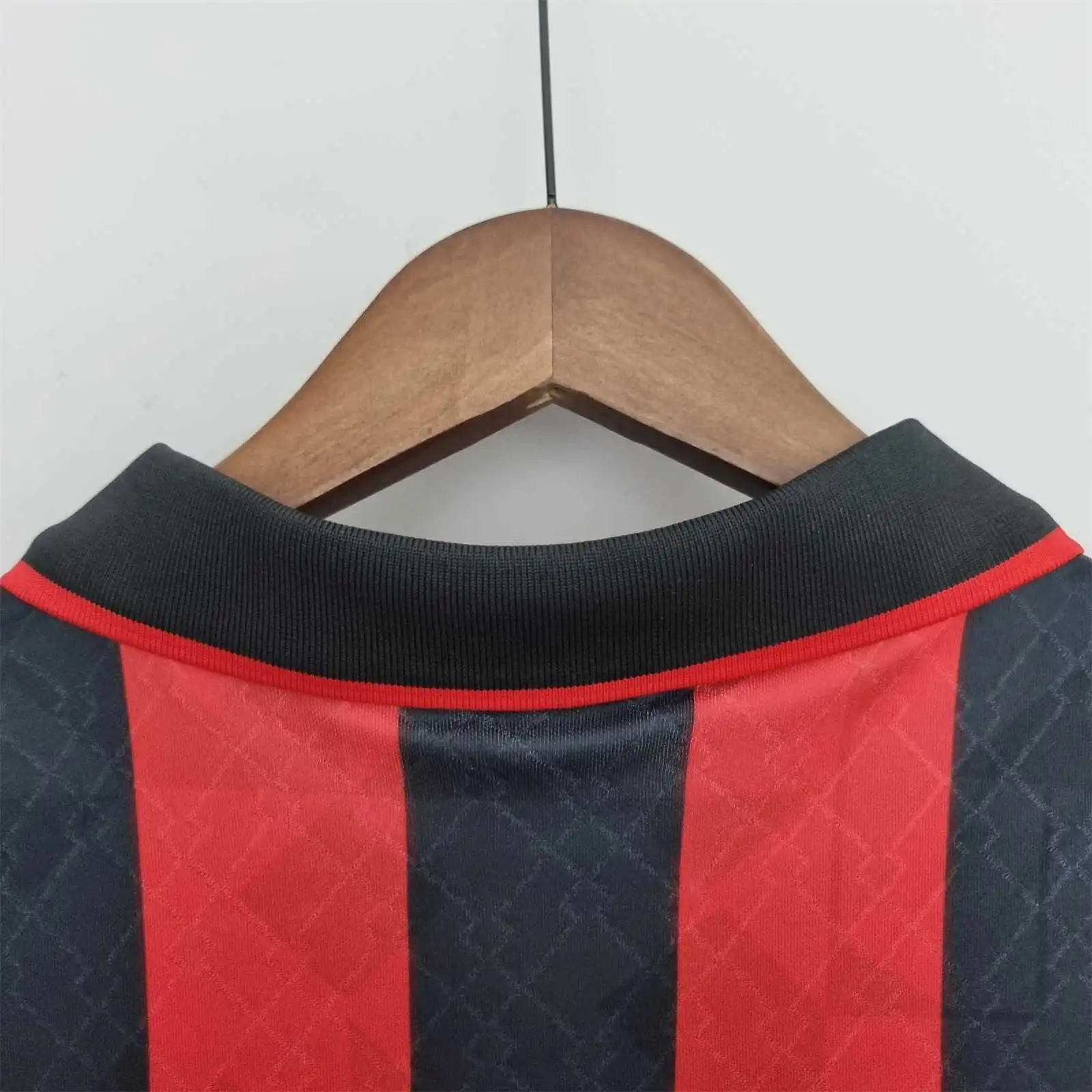 AC Milan Retro Soccer Jersey Home Custom Shirt 1995/96 - Image 5