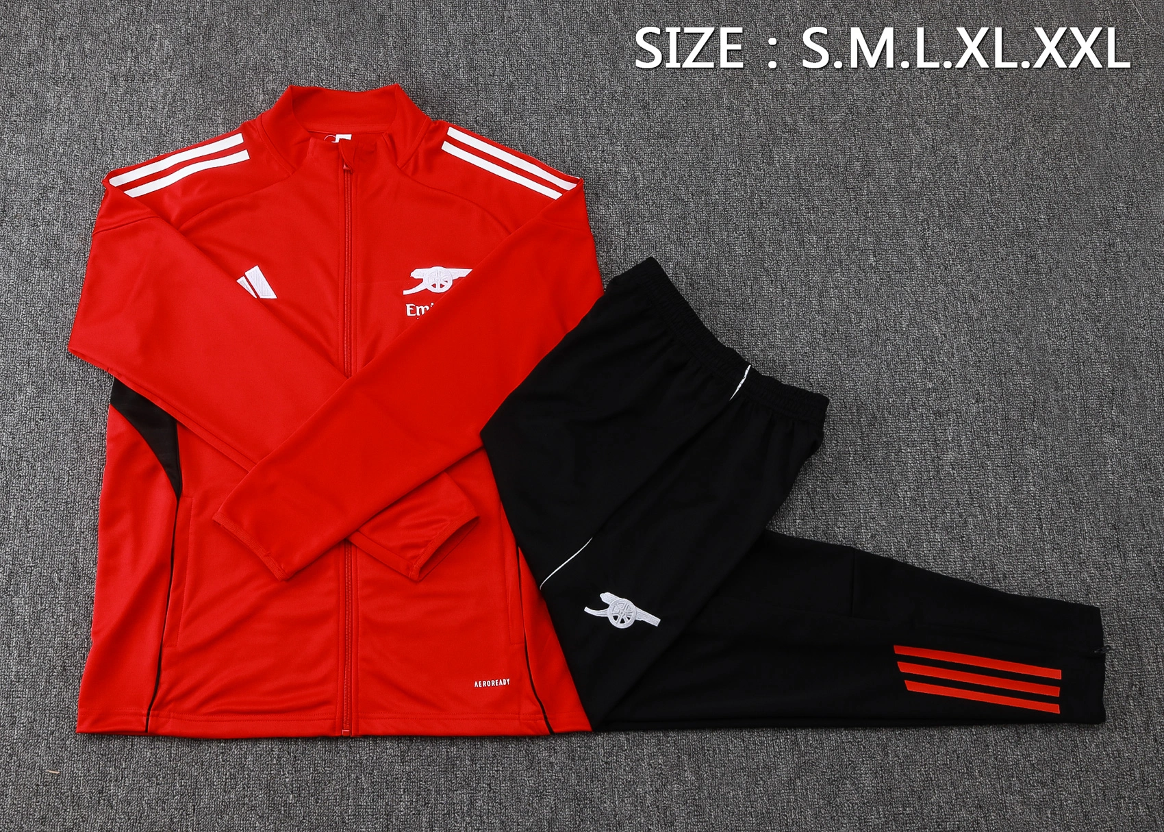 Arsenal Training Kit (Jacket+Pants) Red 2025/26 - Image 2