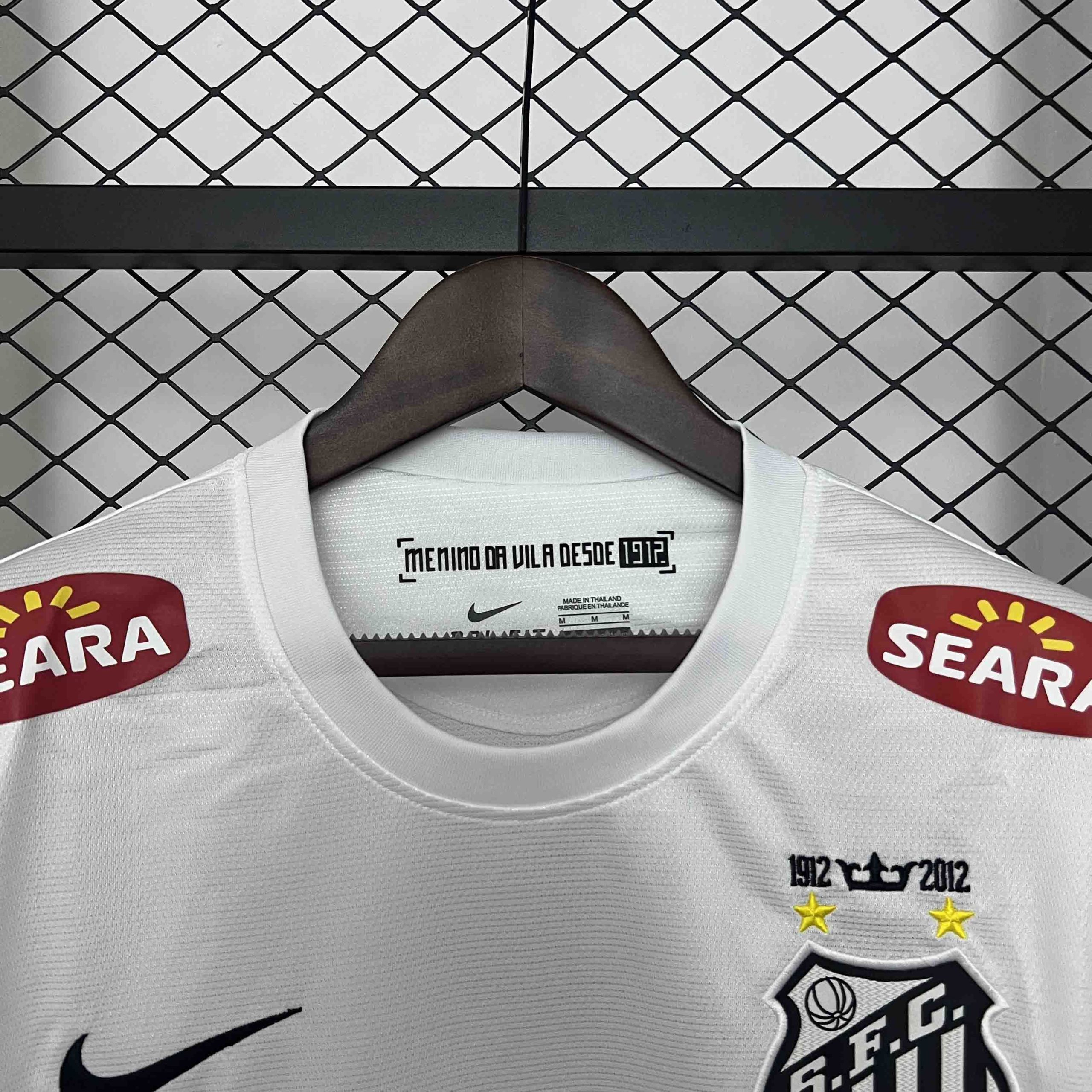 Santos FC Retro Soccer Jersey Home Long Sleeve Custom Shirt 2012 - Image 5