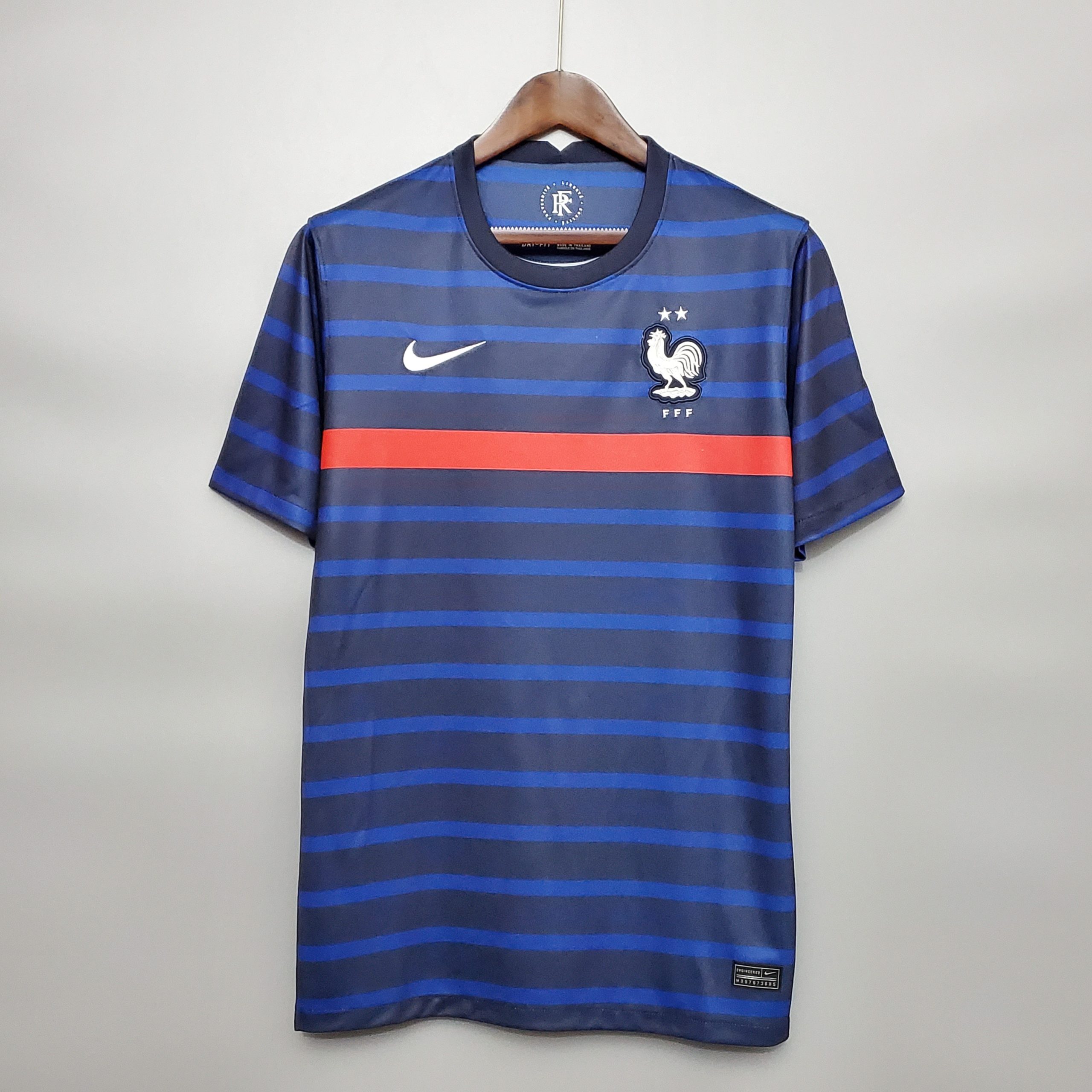 France Retro Soccer Jersey Home Custom Shirt 2020