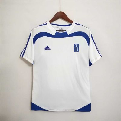 Greece Soccer Jersey Away Custom Shirt 2004