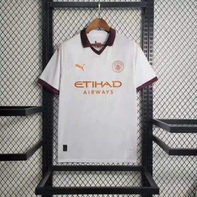 Manchester City Football Jersey Away Shirt 2023/24