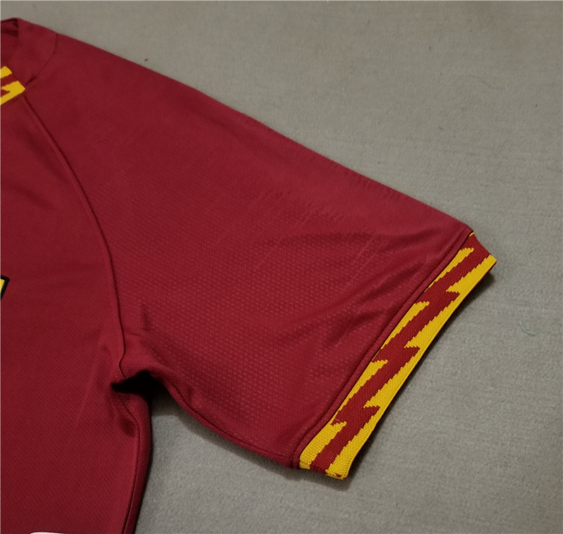 Roma Retro Soccer Jersey Home Custom Shirt 2019/20 - Image 5