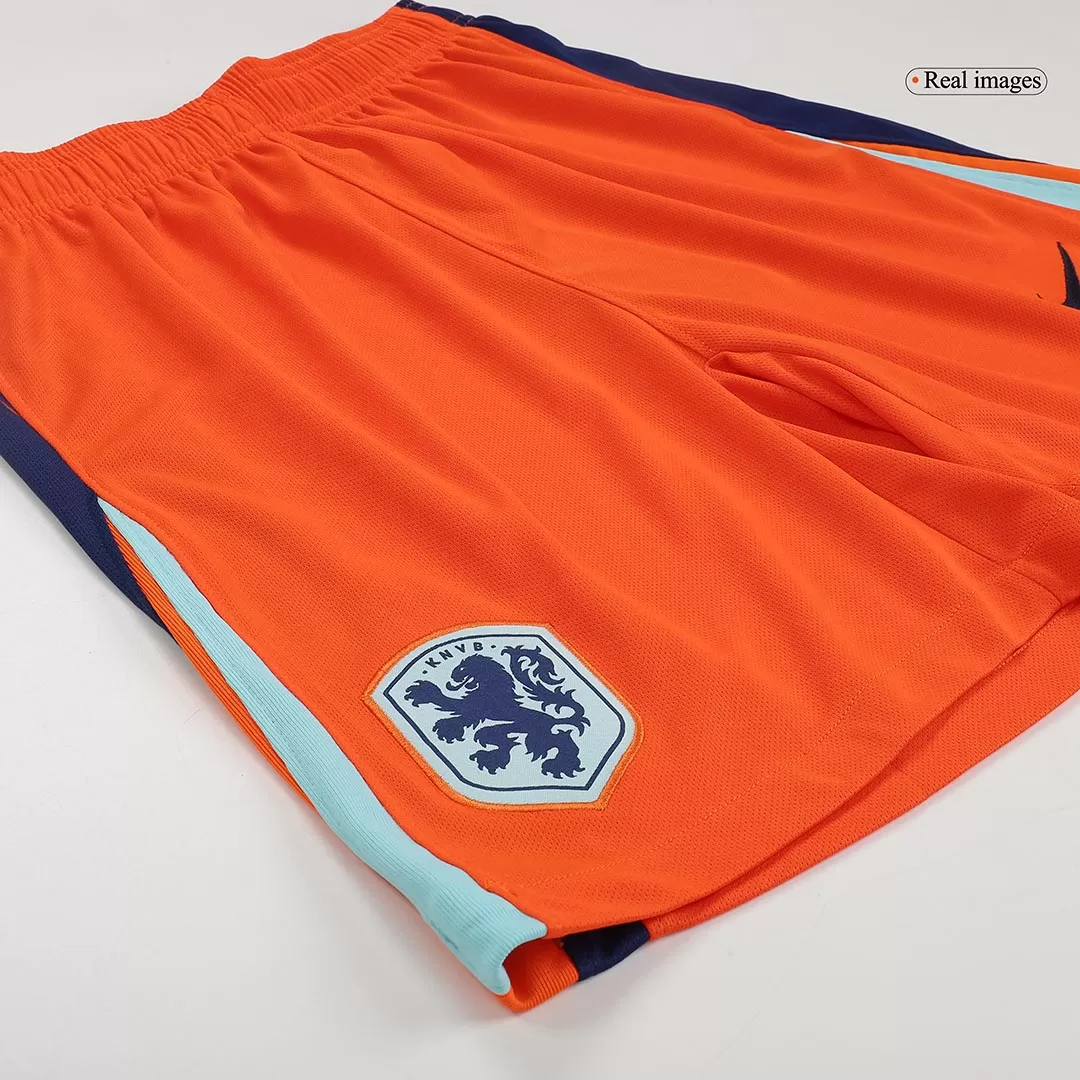 Netherlands Soccer Jersey Home Custom Shorts EURO 2024 - Image 4