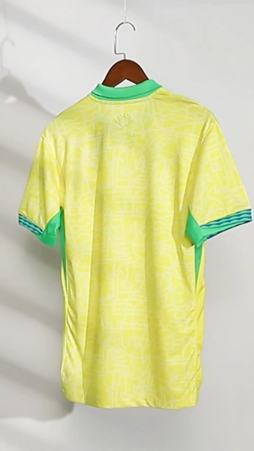 Brazil Soccer Jersey Home Custom Shirt Copa America 2024 - Image 2