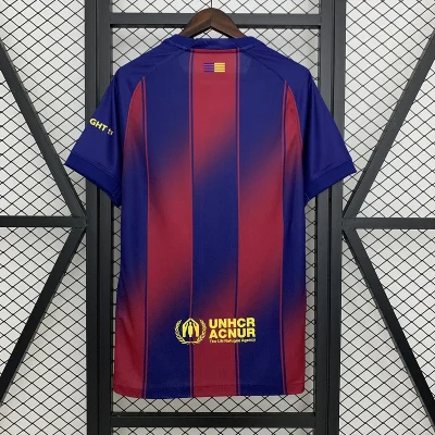 Alternative view of Barcelona Home Soccer Jersey Custom Shirt 2025/26