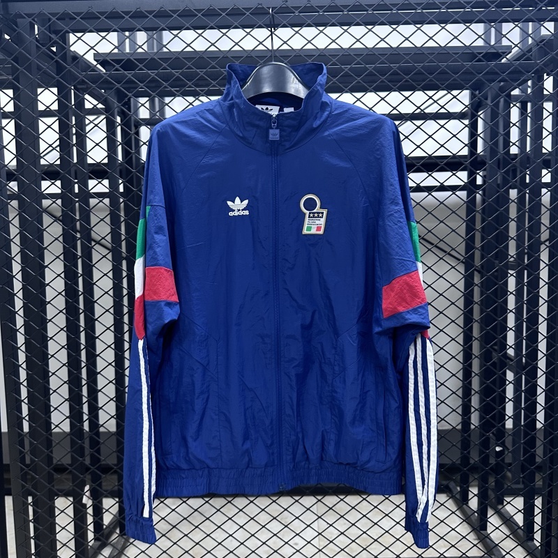 Italy Windbreaker Jacket Blue 2025