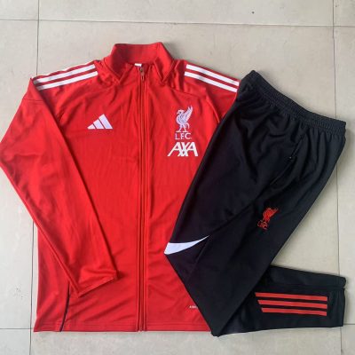 Alternative view of Kids Liverpool Training Kit (Jacket+Pants) Red 2025/26