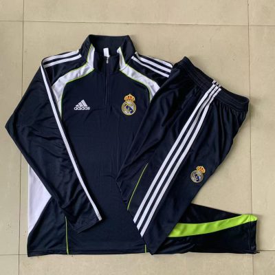 Alternative view of Kids Real Madrid Training Kit (Sweatshirt+Pants) Cyan 2025/26