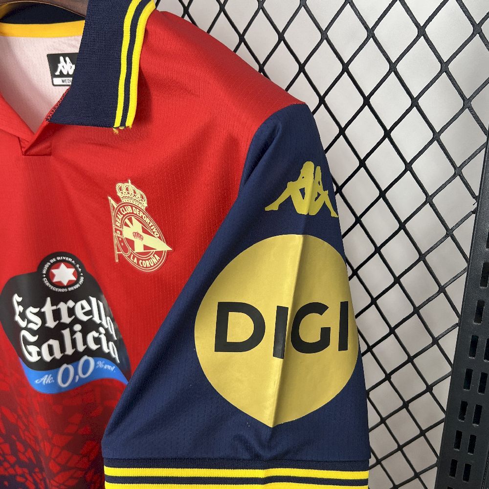 Deportivo La Coruña Soccer Jersey Away Custom Shirt 2025-26 - Image 4