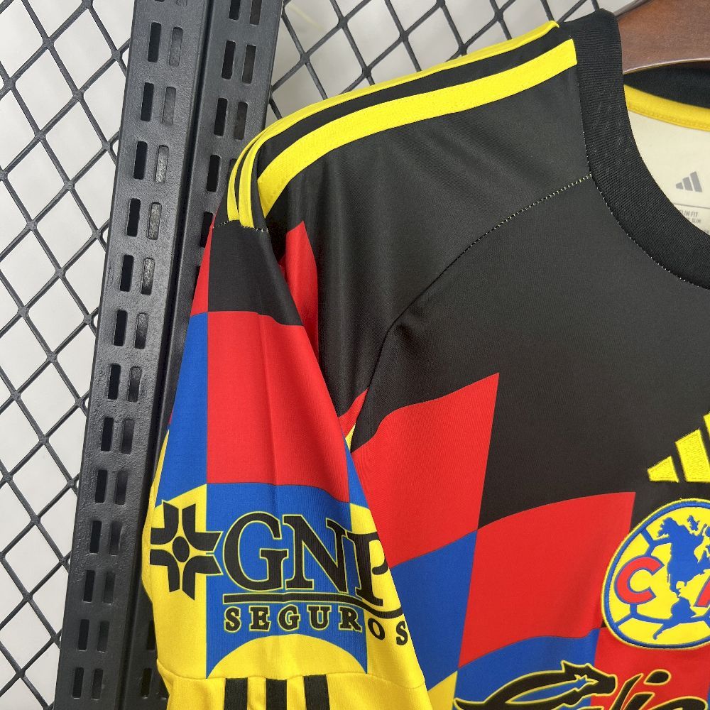 Club America Soccer Jersey Home Long Sleeve Custom Shirt 2025/26 - Image 3
