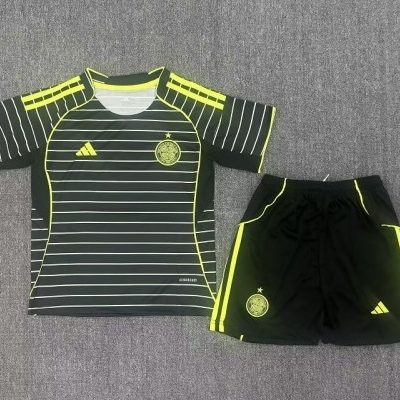 Celtic Soccer Jersey Away Kids Kit Jersey+Shorts 2025/26