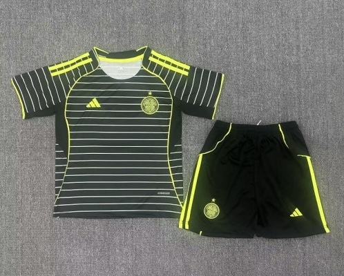 Celtic Soccer Jersey Away Kids Kit Jersey+Shorts 2025/26