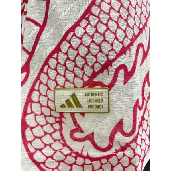 Real Madrid Soccer Jersey Pink Dragon Special Edition Shirt 2025/26 - Image 3