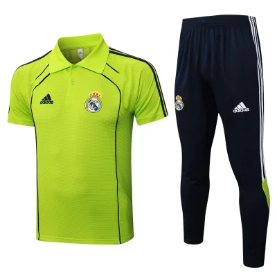 Real Madrid Training Kit (Polo+Pants) Green 2025/26