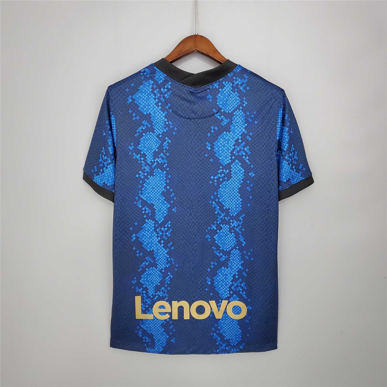 Inter Milan Retro Soccer Jersey Home Custom Shirt 2021/22 - Image 2
