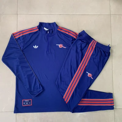 Alternative view of Kids Arsenal Training Kit (Sweatshirt+Pants) Blue 2025/26