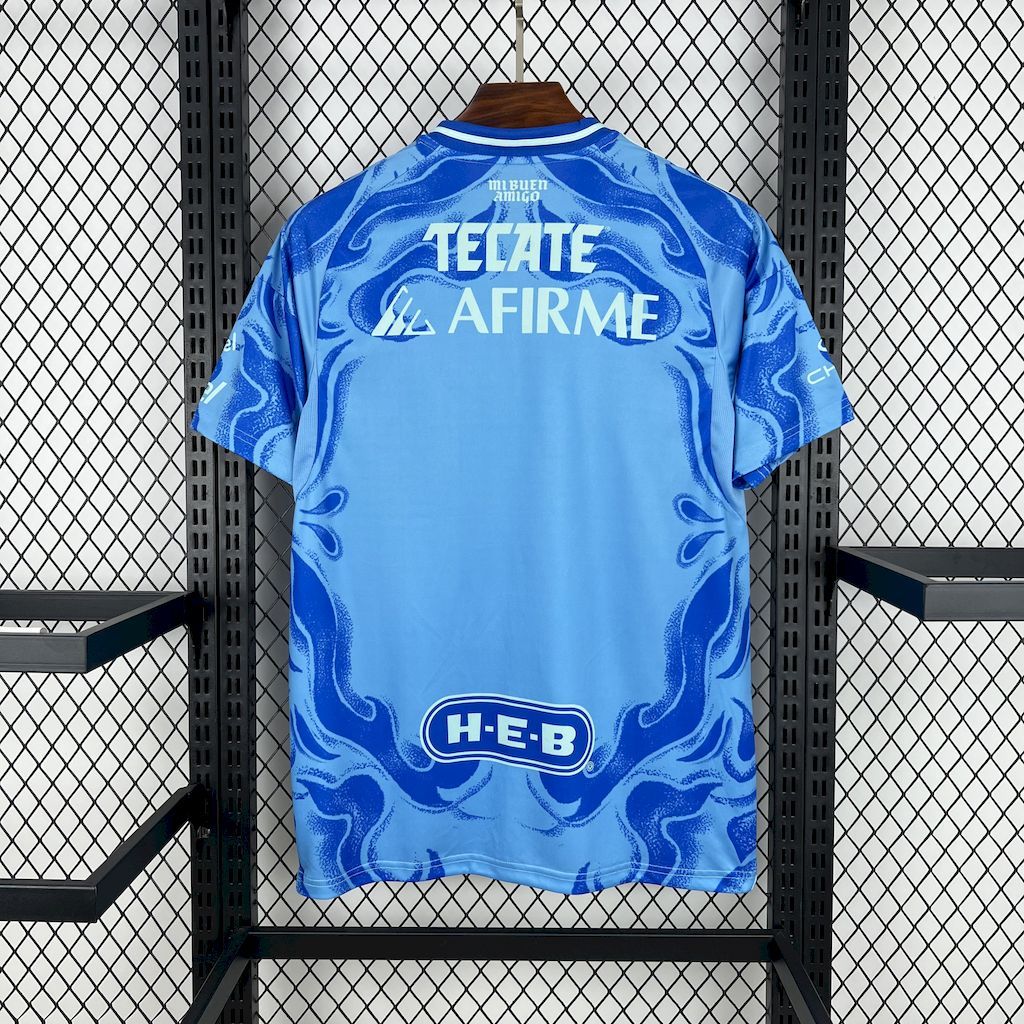 Tigres UANL Soccer Jersey Away Custom Shirt 2025/26 - Image 2