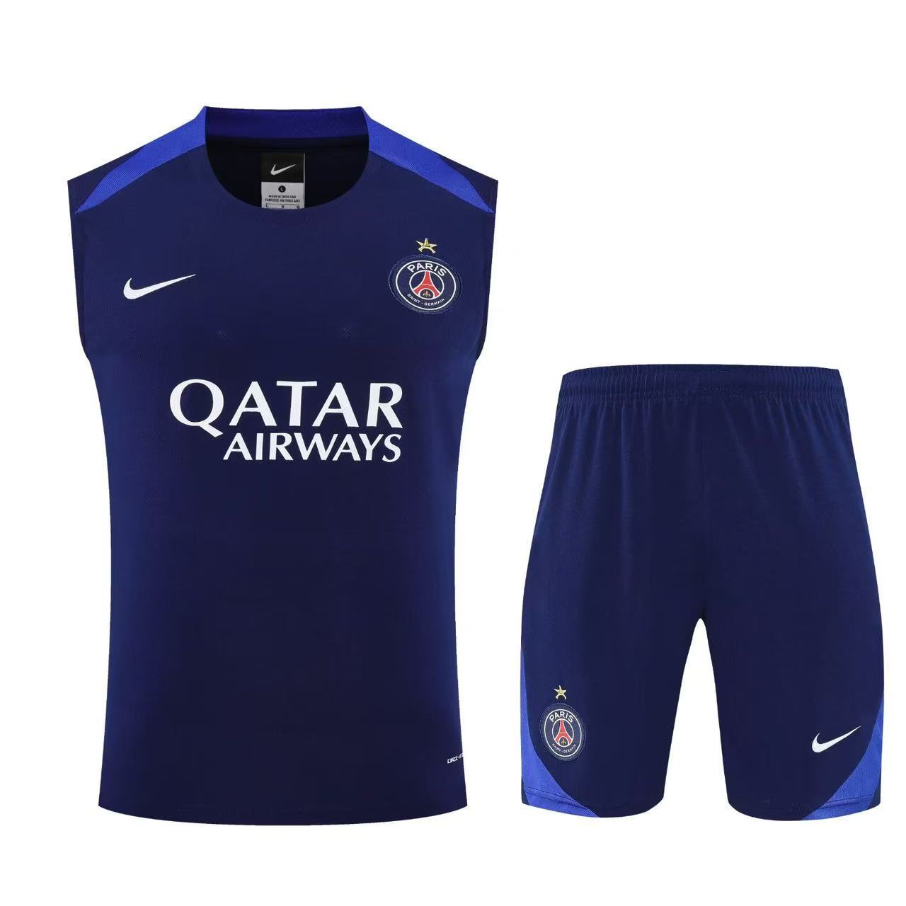 PSG Sleeveless Training Kit Blue 2025/26