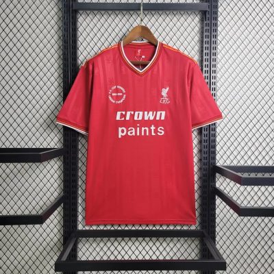 Liverpool Retro Football Jersey Home Custom Shirt 1985-86